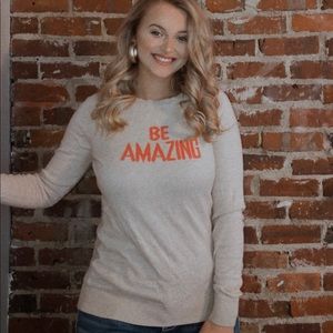 Long sleeve light weight sweater